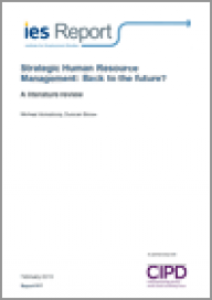Strategic Human Resource Management: Back to the future?