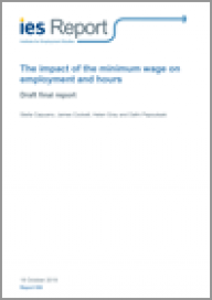 The impact of the minimum wage on employment and hours
