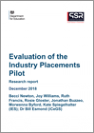 Evaluation of the Industry Placements Pilot