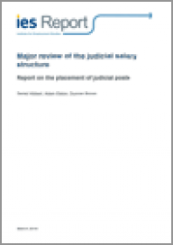 Major review of the judicial salary structure: Report on the placement of judicial posts
